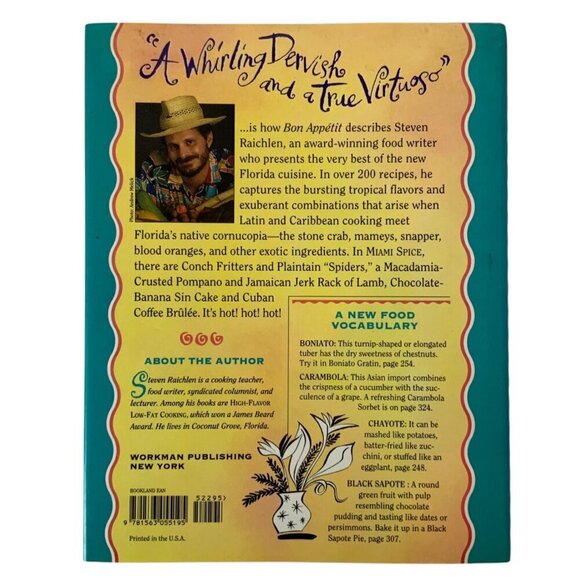 Miami Spice Cookbook By Steven Raichlen New Florida Cuisine Hardcover 1993 - Picture 3 of 14